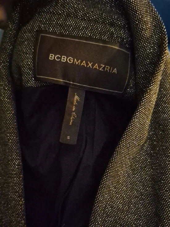 BCBGMAXAZRIA Women's Open Front Blazer - Picture 4 of 4
